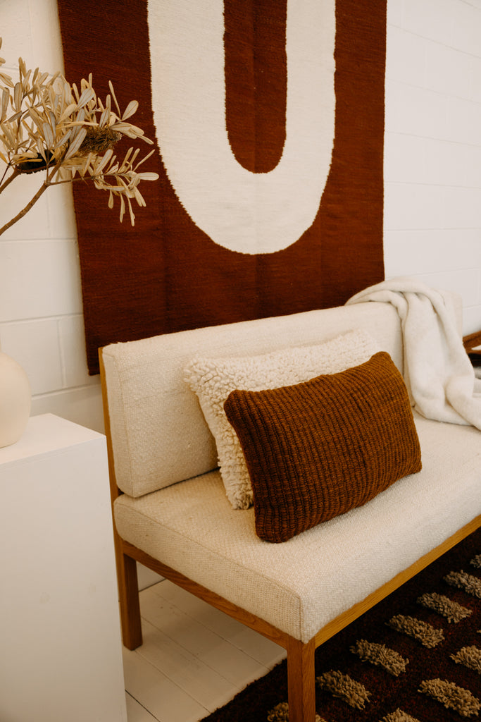 Selva Lumbar Cushion | Rust