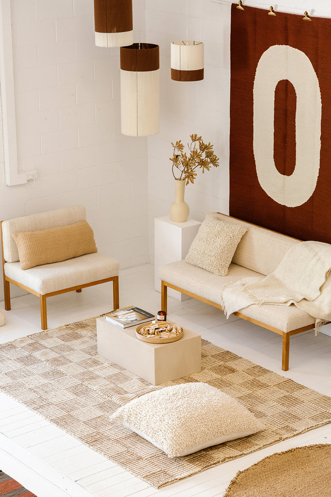 Lara | Sand & Natural White