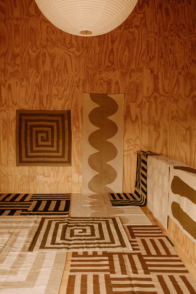 Land Woven | Coffee & Camel