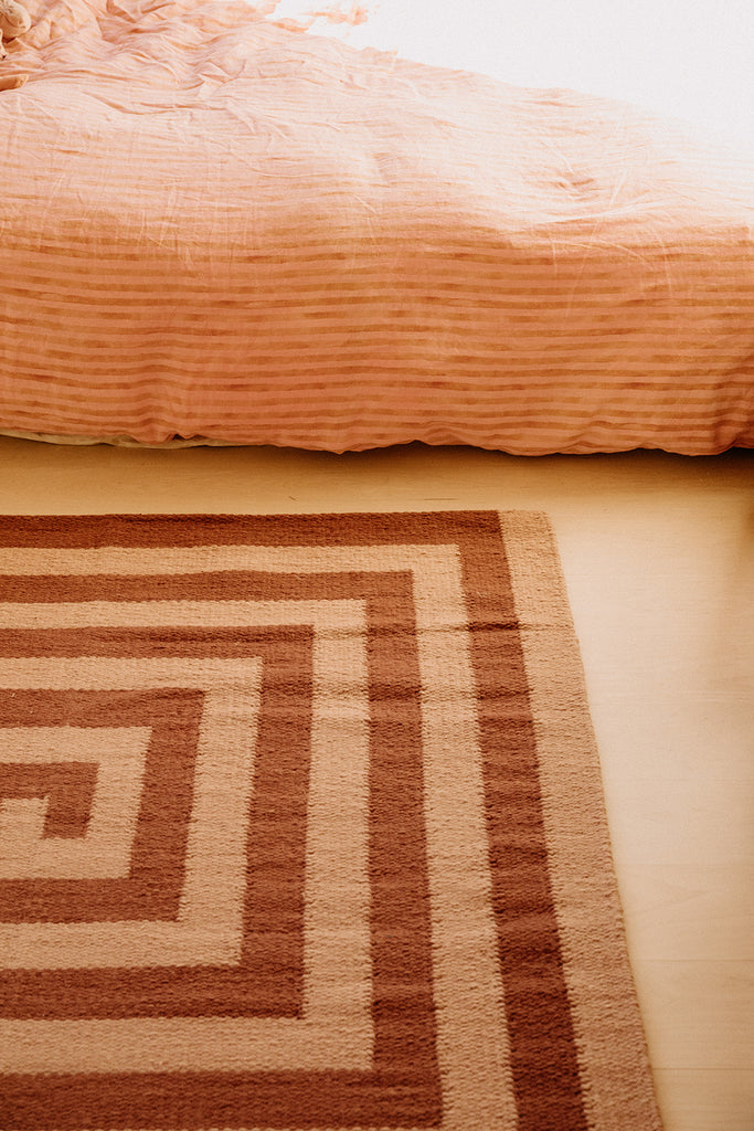 Land Spirals | Dusty Pink & Rust