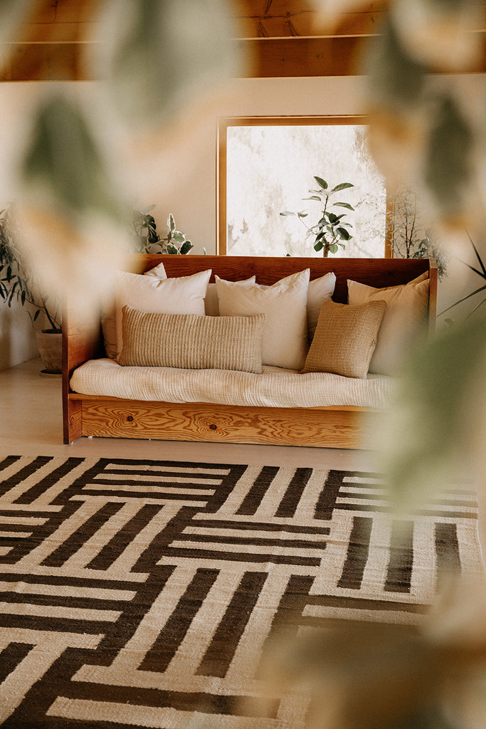 Land Woven | Coffee & Camel