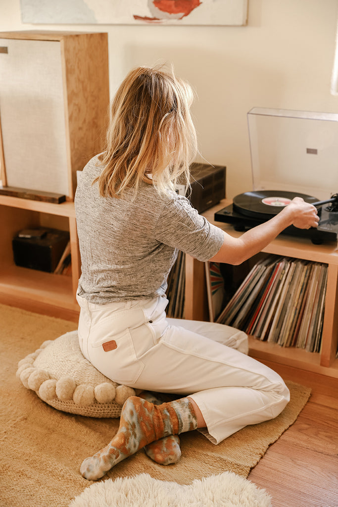 Classica Pom Pom Cushion Large | Natural