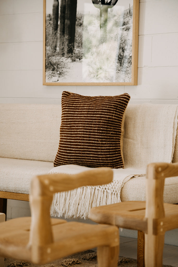 Selva Cushion | Rust & Sand