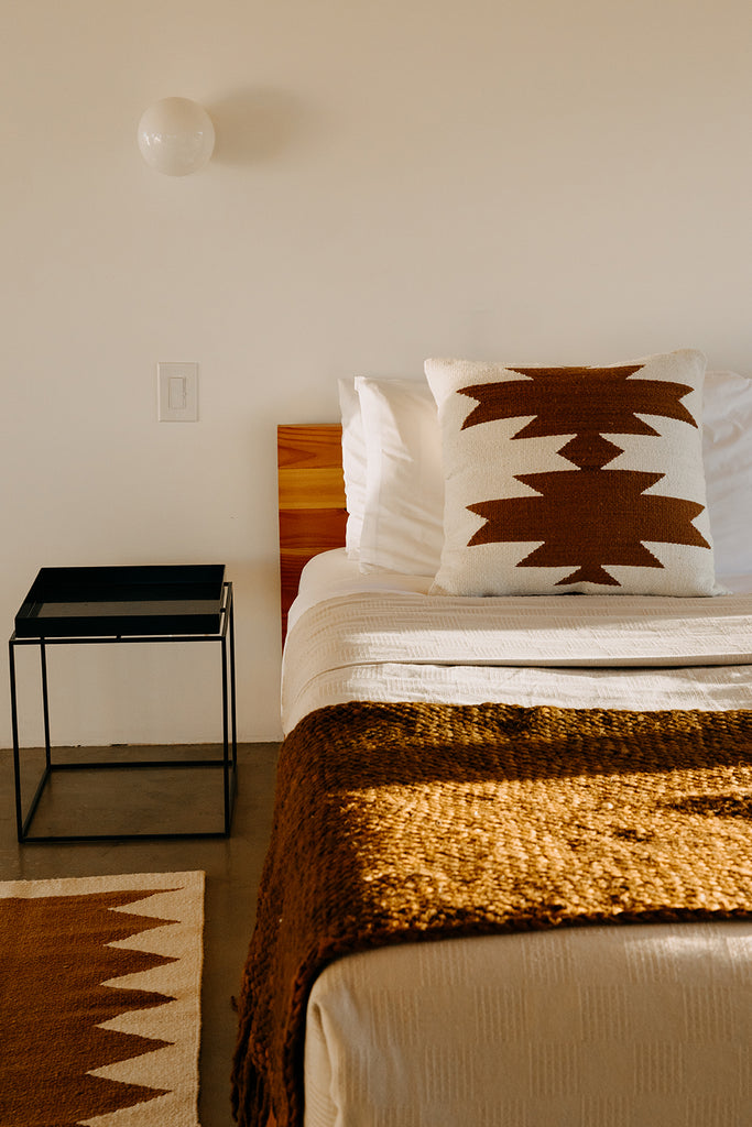 Southwest Cushion #3 | Natural & Chestnut