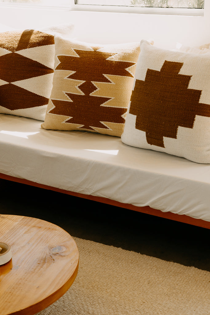 Southwest Cushion #1 | Natural & Chestnut