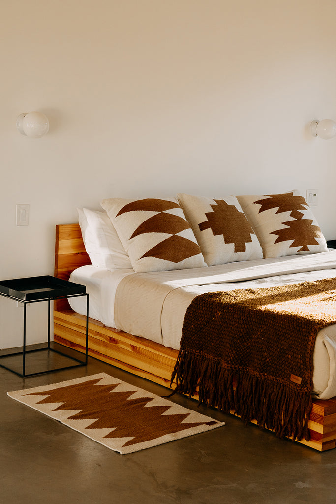 Southwest Cushion #1 | Natural & Chestnut