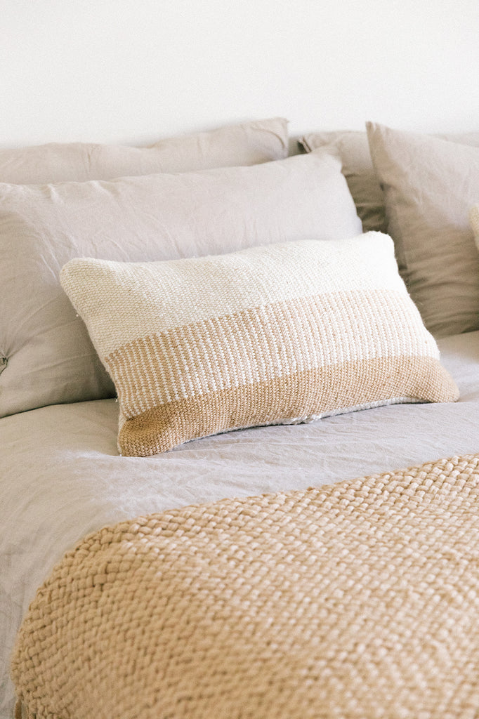 Paloma Lumbar Cushion | Sand