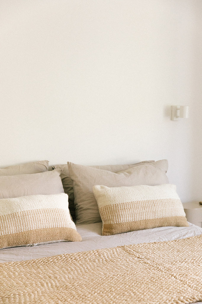 Paloma Lumbar Cushion | Sand