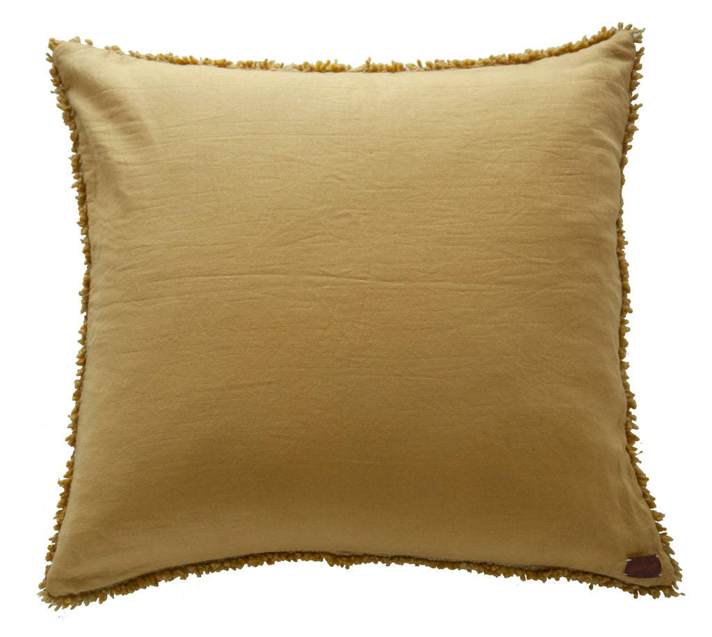 Textural Floor Cushion | Turmeric