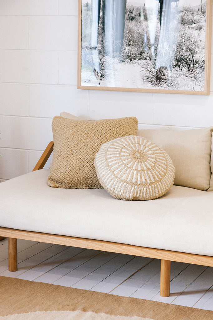 Sierra Cushion | Sand & Natural