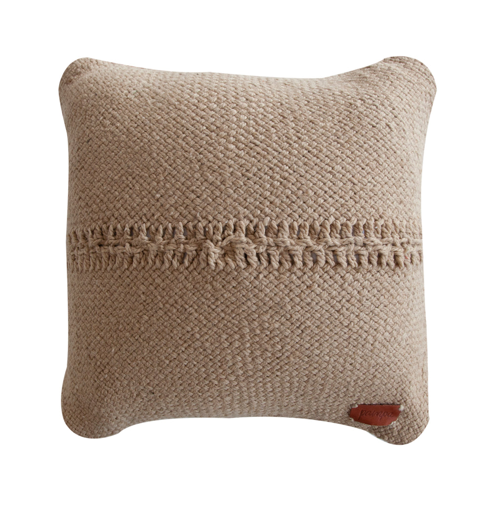 Selva Cushion | Sand & Rust