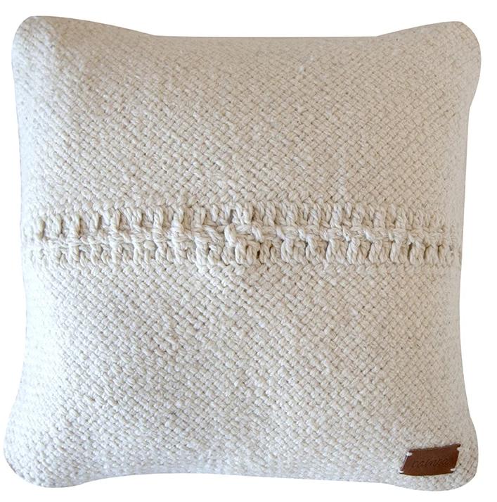 Lara Cushion | Sand & Natural