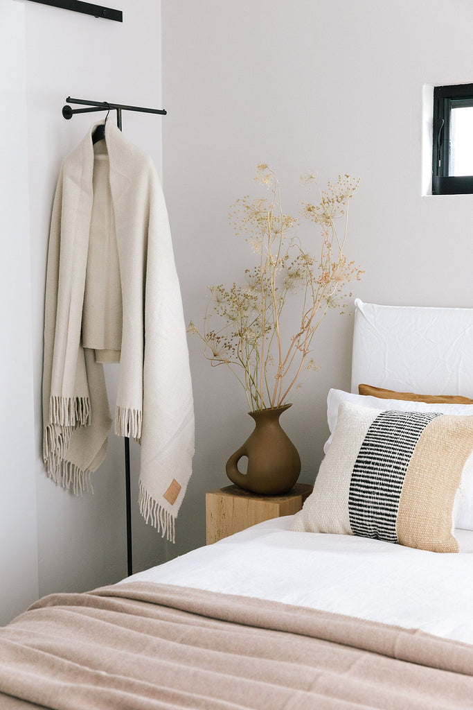 Paloma Cushion | Natural & Sand & Black