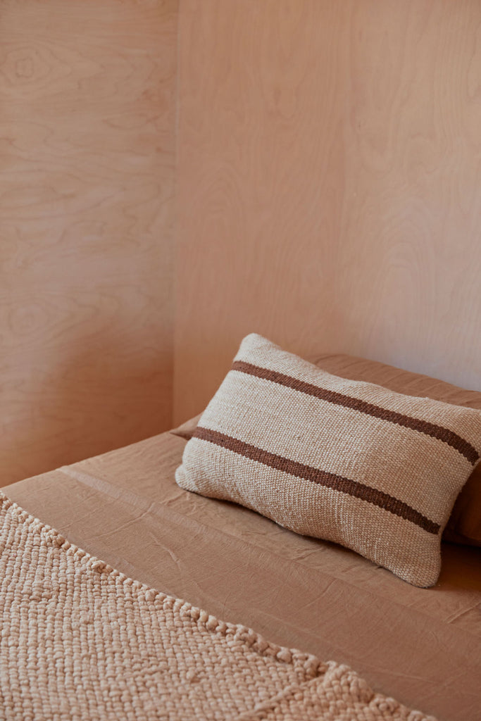Tomasa Lumbar Cushion | Sand & Rust
