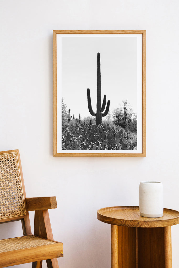 Saguaro #4 B&W