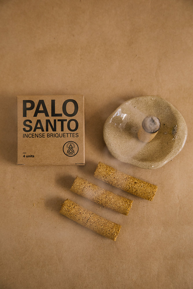 Palo Santo + Elbow Smudge Bowl