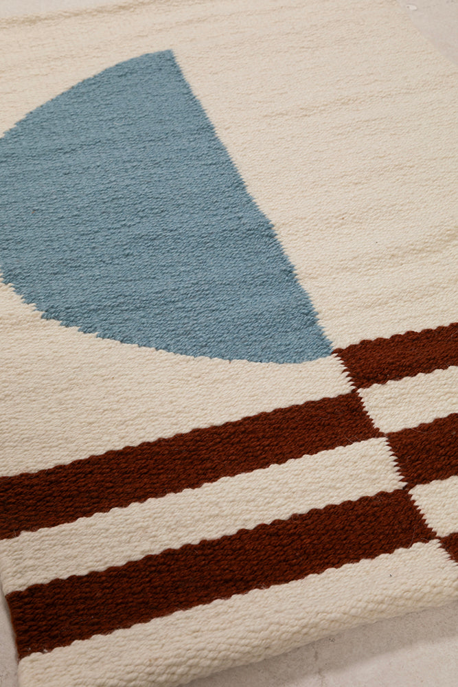 Mini Haus #3 | Natural, Sea Foam & Burgundy