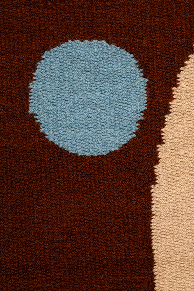Mini Haus #2 | Burgundy, Bone & Sea Foam