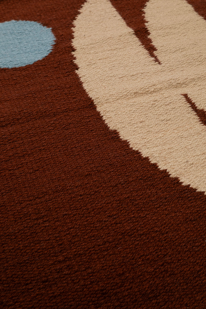 Mini Haus #2 | Burgundy, Bone & Sea Foam