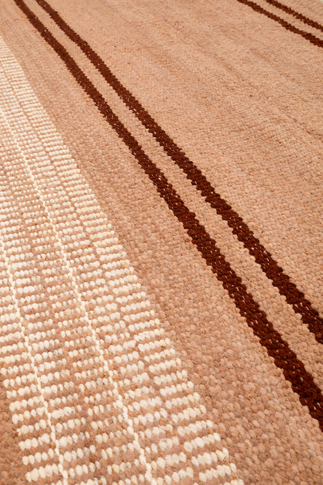 Beatriz | Dusty Peach, Burgundy & Natural