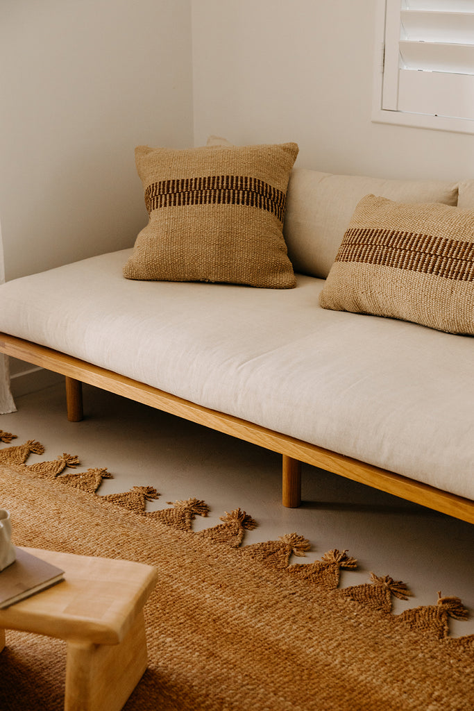 Rosana Cushion | Sand & Rust