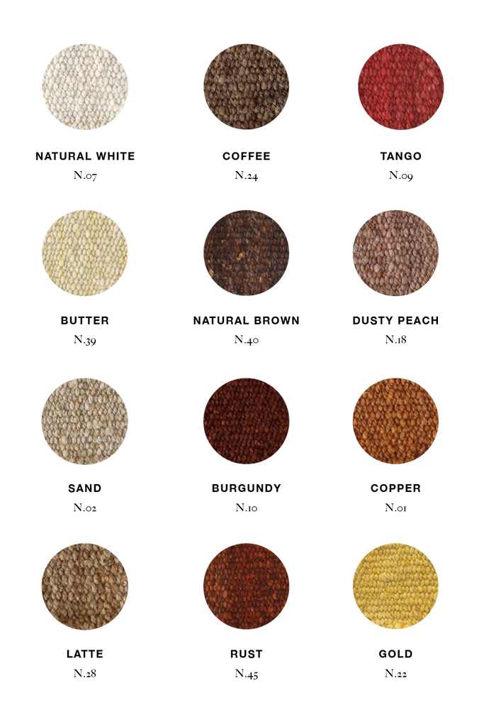 Yarn Colour Samples | Thick Weave