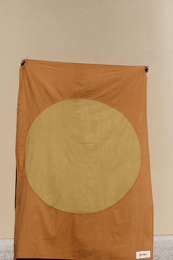 Sol Throw | Rust & Mustard