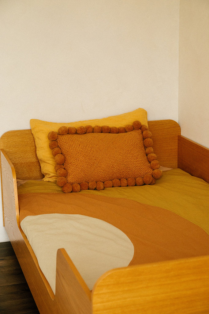 Rainbow Throw | Mustard, Rust & Bone