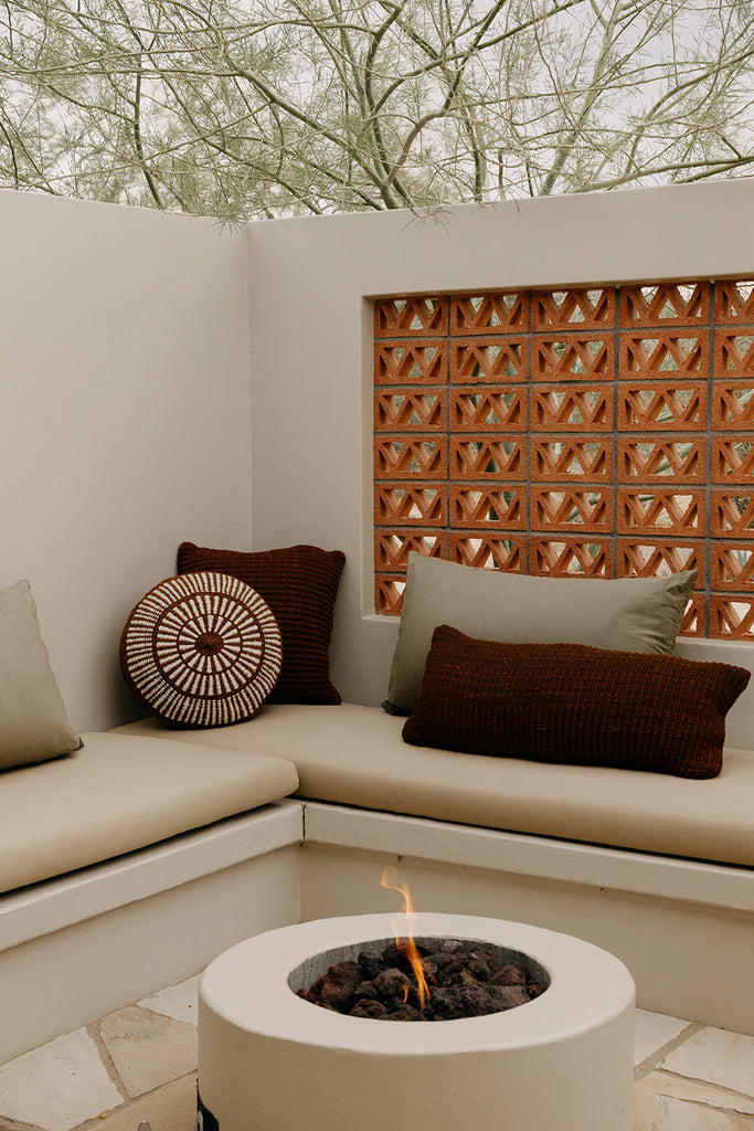 Sierra Cushion | Rust & Natural