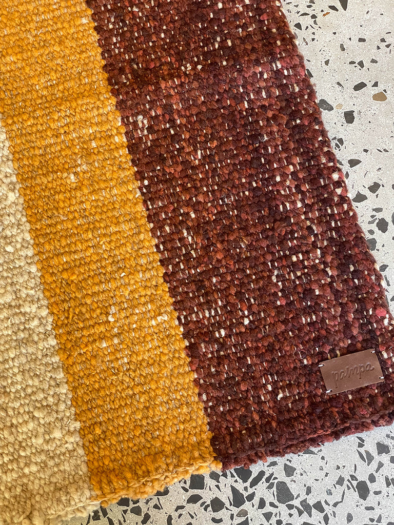 Mini Sample Danna | Burgundy, Copper & Sand