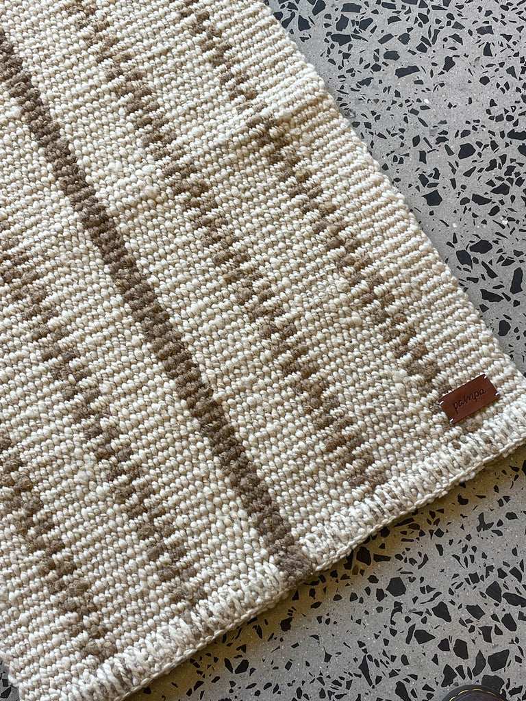 Mini Sample Eliana Stripe | Natural & Latte