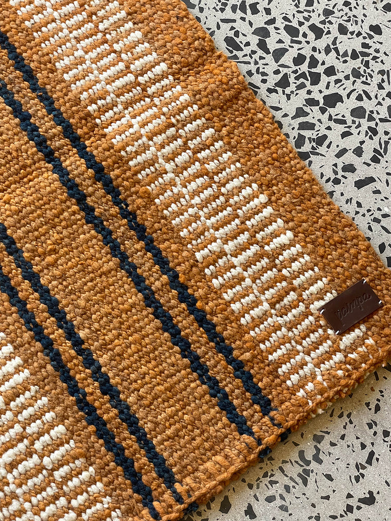 Mini Sample Beatrice | Copper, Natural & Navy