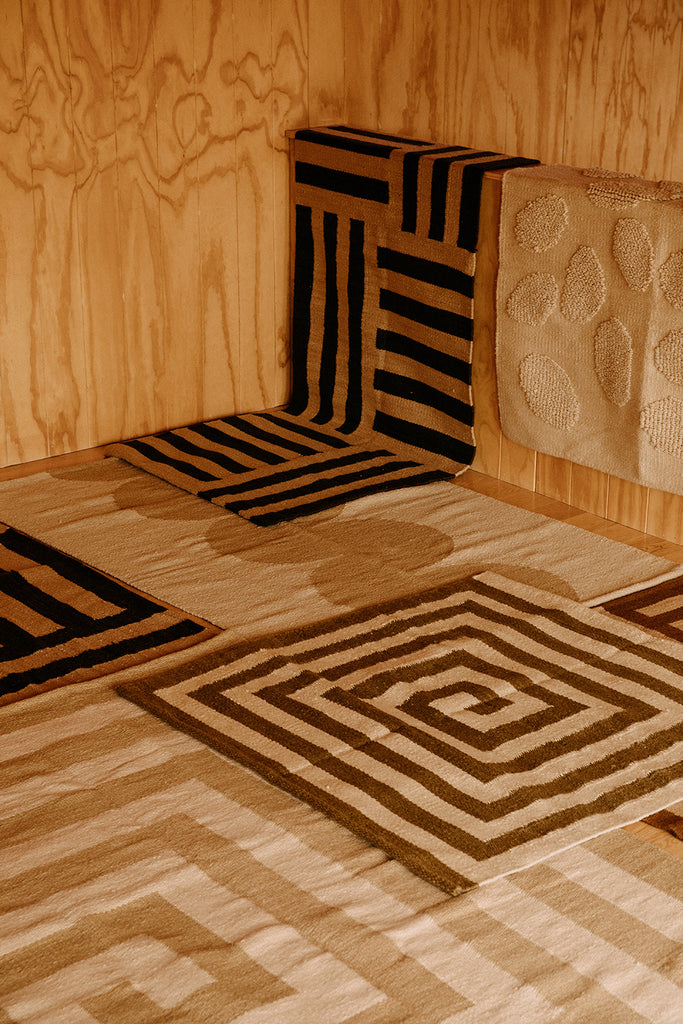 Spirals | Chestnut & Camel