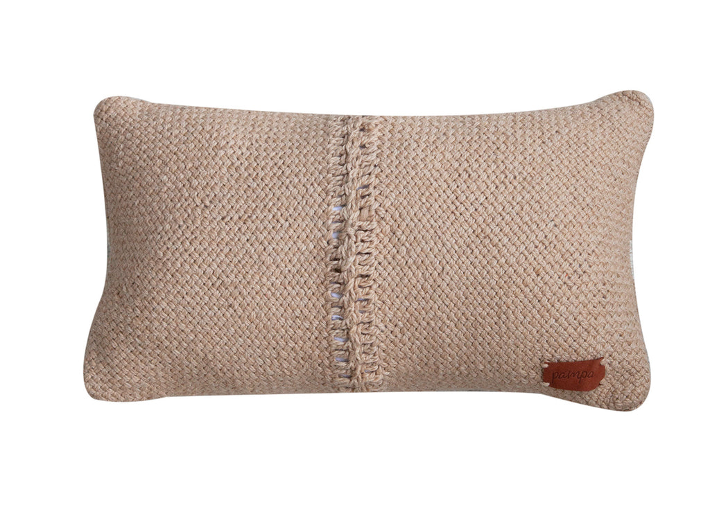 Rosana Lumbar Cushion | Sand & Natural