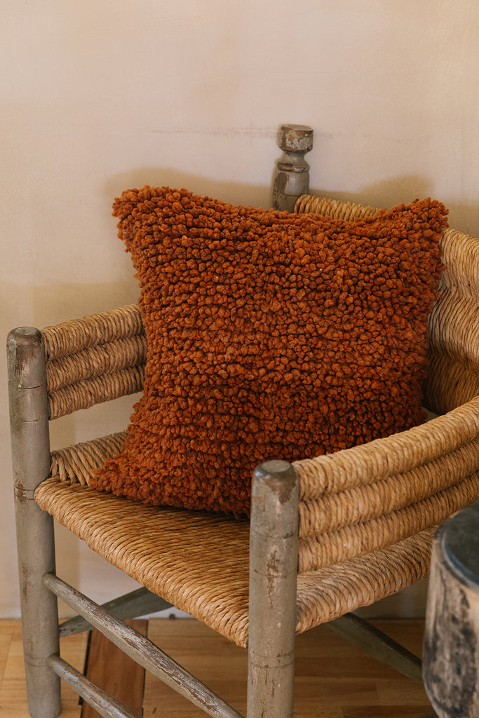 Textural Cushion | Paprika