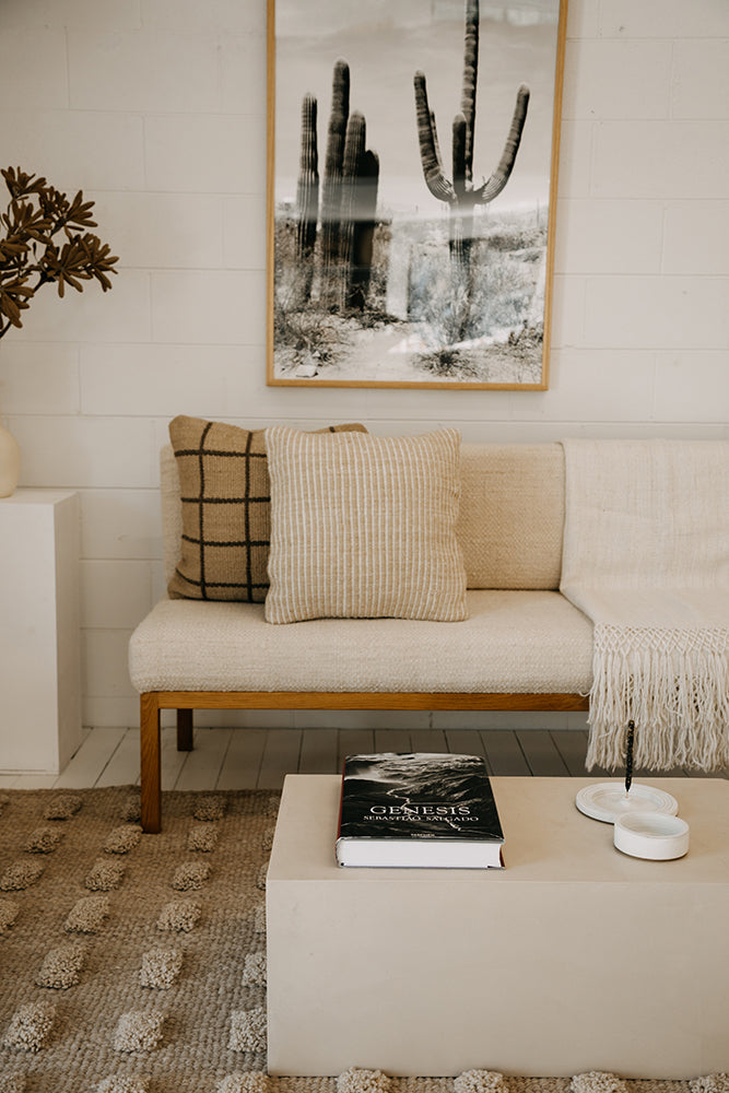 Selva Cushion | Natural & Sand