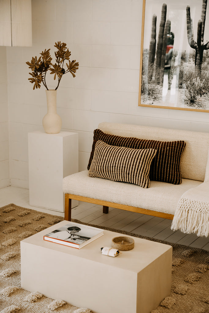 Selva Lumbar Cushion | Sand & Rust