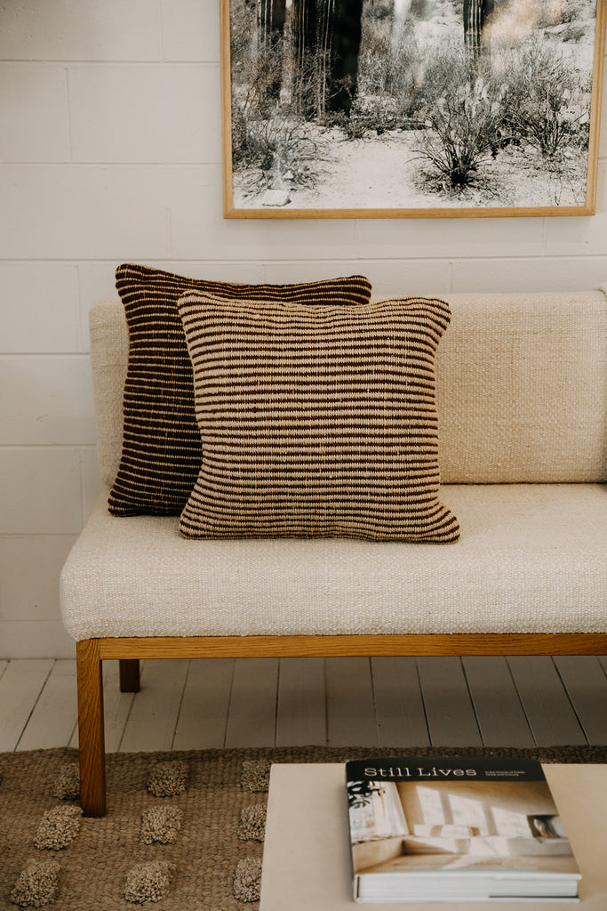 Selva Cushion | Sand & Rust