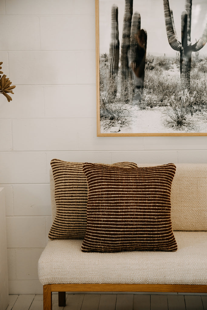 Selva Cushion | Rust & Sand