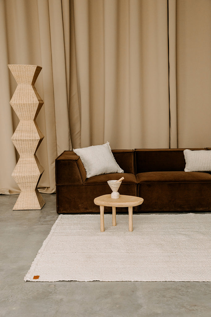 Classica Fringe Cushion | Natural