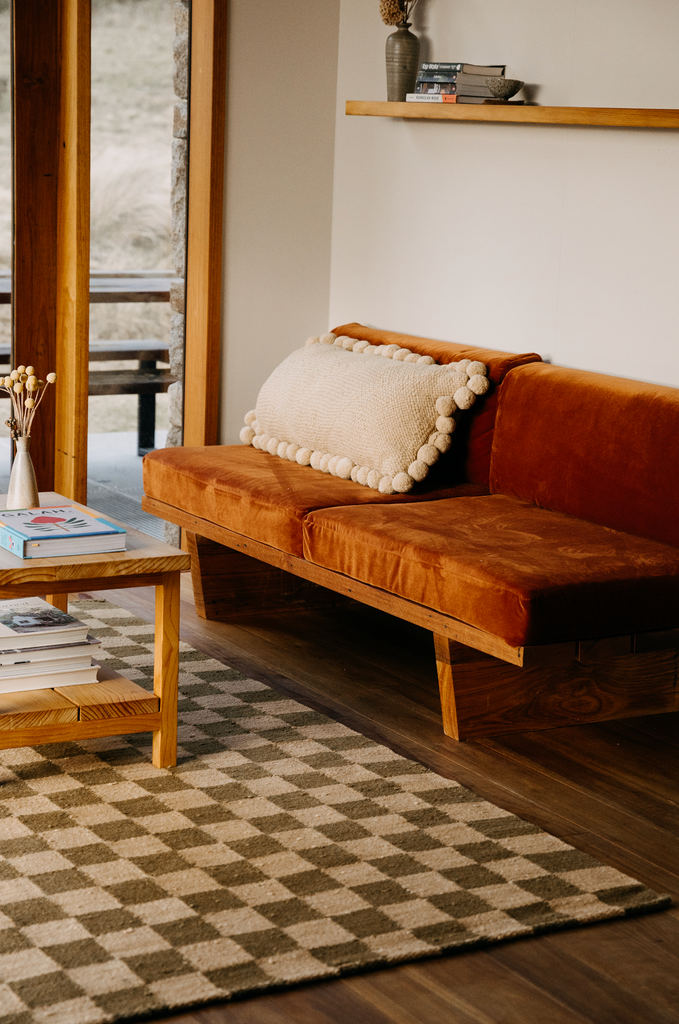 Classica XL Lumbar Pom Pom Cushion | Sand