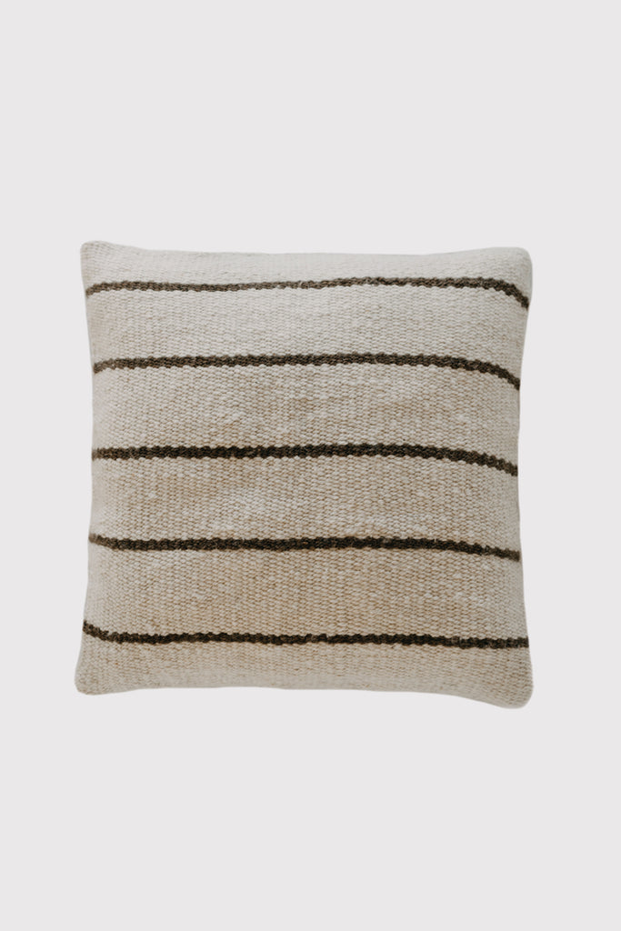 Abril Cushion | Natural & Walnut