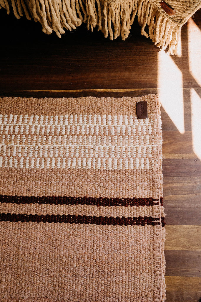 Beatriz | Dusty Peach, Burgundy & Natural