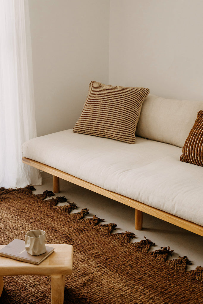 Selva Cushion | Sand & Rust