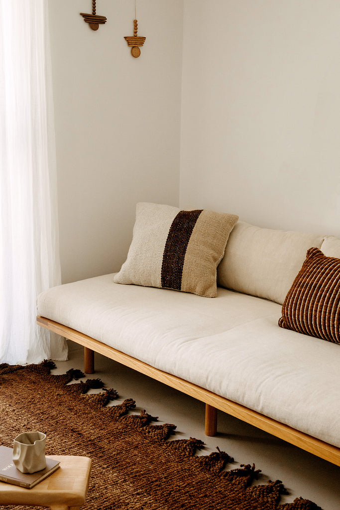 Danna Cushion | Sand, Rust & Natural