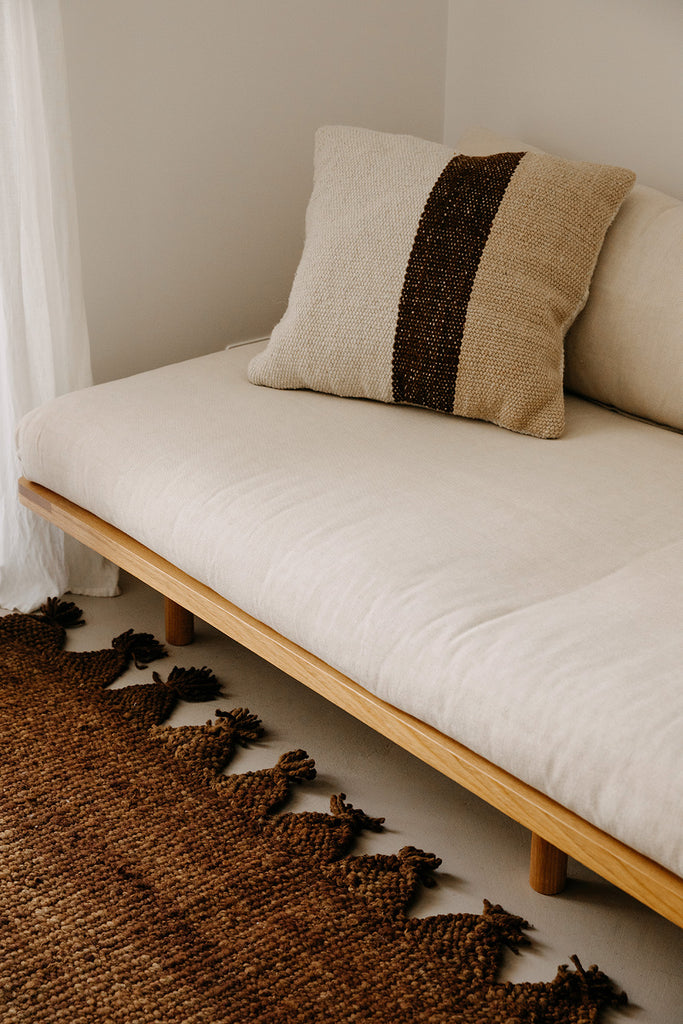 Danna Cushion | Sand, Rust & Natural