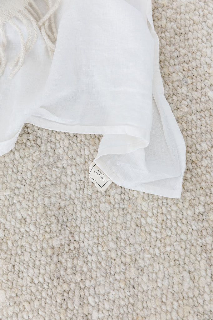 Linen Flat Sheet | White