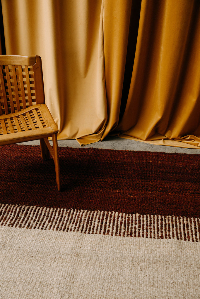 Paloma | Sand & Burgundy