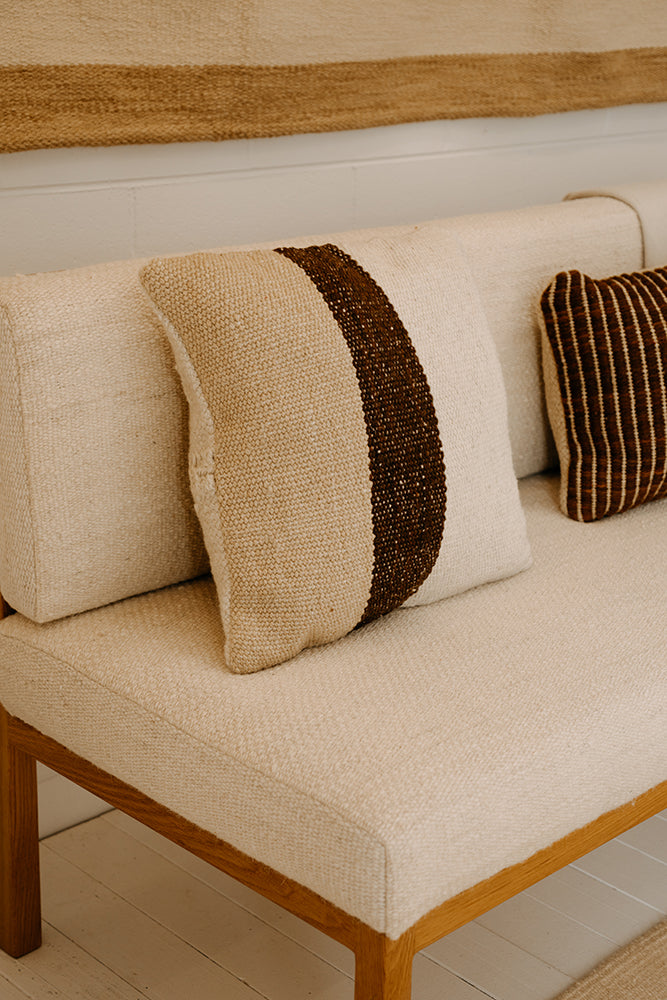 Danna Cushion | Sand, Rust & Natural