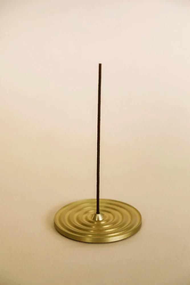 Golden Incense Holder